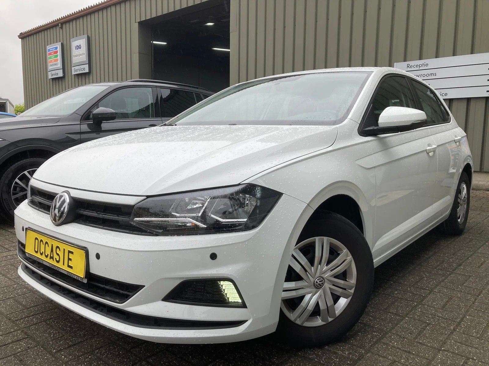 Volkswagen Polo 95pk benzine -Airco -Bluetooth -Parksensoren, Autos, 121 g/km, Anti démarrage, Achat, Euro 6