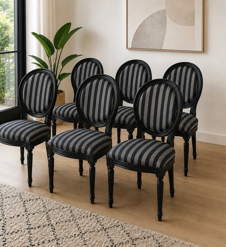 Stijlvolle eetkamerstoelen, Huis en Inrichting, Stoelen, Ophalen, Overige kleuren, Zo goed als nieuw, Stof
