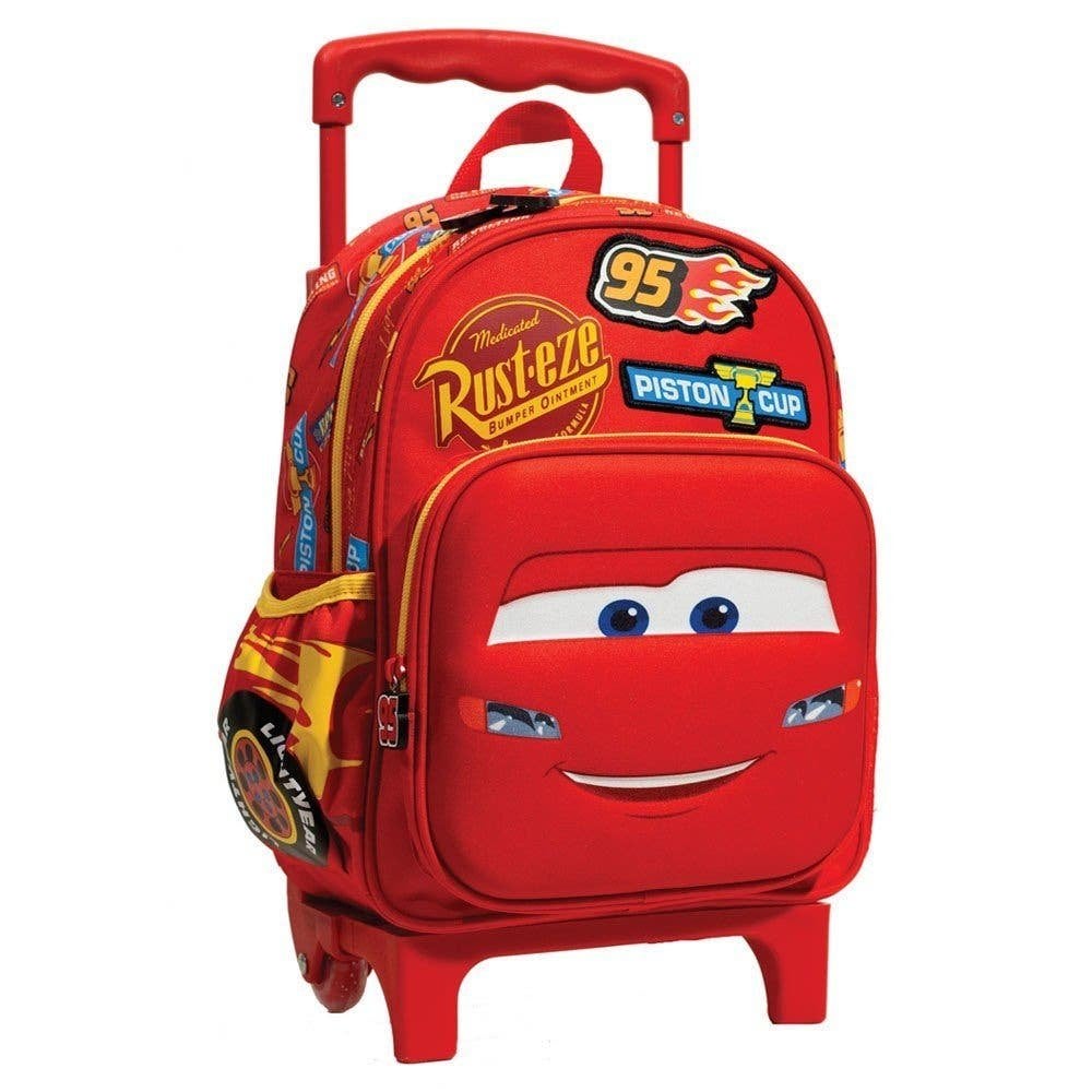 Disney Cars Trolley Rugzak - Lightning McQueen Kinderkoffer, Wieltjes, Nieuw, Minder dan 50 cm, Ophalen of Verzenden