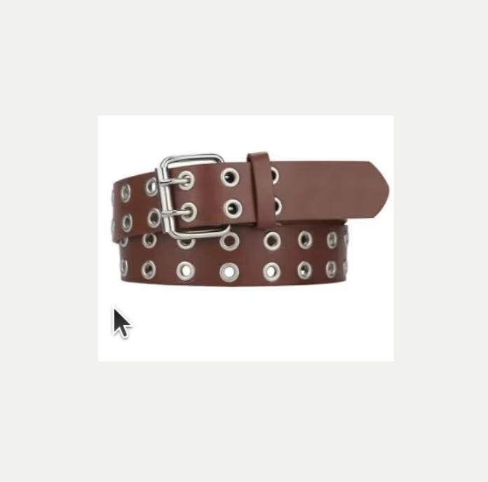 Luxe punk / gothic riem met gaatjes Y2k stijl