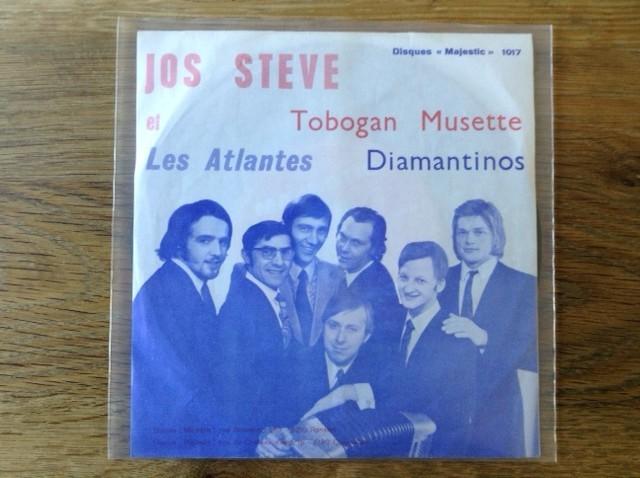single jos steve et les atlantes, Cd's en Dvd's, Vinyl Singles, Beschermende buitenhoes, Fotohoes, Originele persing, Single, Overige genres