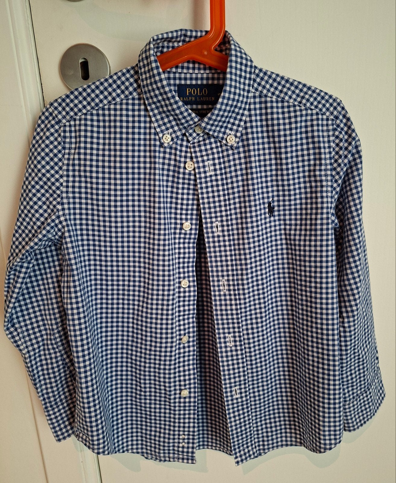 Polo Ralph Lauren geruit hemd kind maat 5, Ophalen