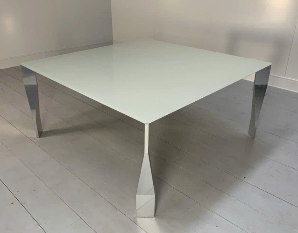 Molteni & Co DIAMOND tafel - 1m60 op 1m60 - np. €6500, Huis en Inrichting, Ophalen, Gebruikt, 150 tot 200 cm, Vierkant
