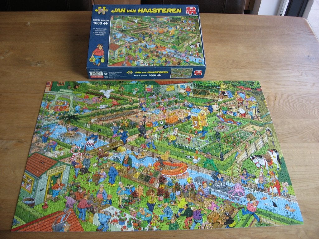 De Volkstuintjes Jumbo Puzzel Jan Van Haasteren, Hobby en Vrije tijd, Denksport en Puzzels, Ophalen of Verzenden, 500 t/m 1500 stukjes