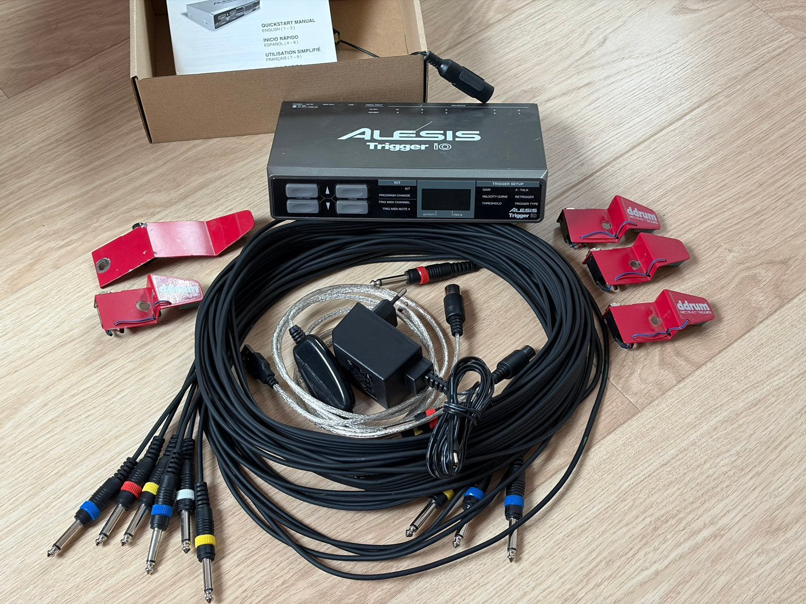 Alesis trigger IO and ddrum red shot kit, Enlèvement ou Envoi, Comme neuf