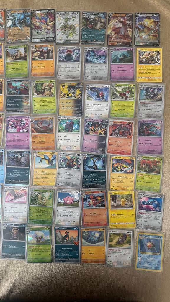 Pokémon kaarten te koop – +80 V / EX / GX / holo, Ophalen of Verzenden, Zo goed als nieuw, Meerdere kaarten, Foil