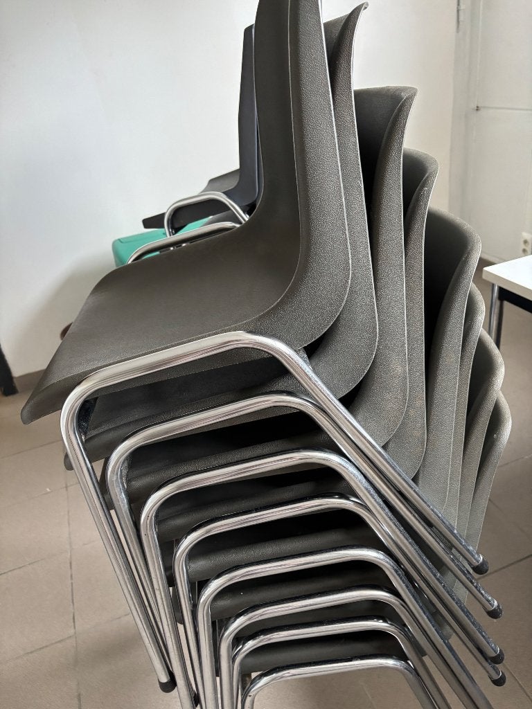 Chaises, Gris, Synthétique, Enlèvement, Cinq, Six Chaises ou plus