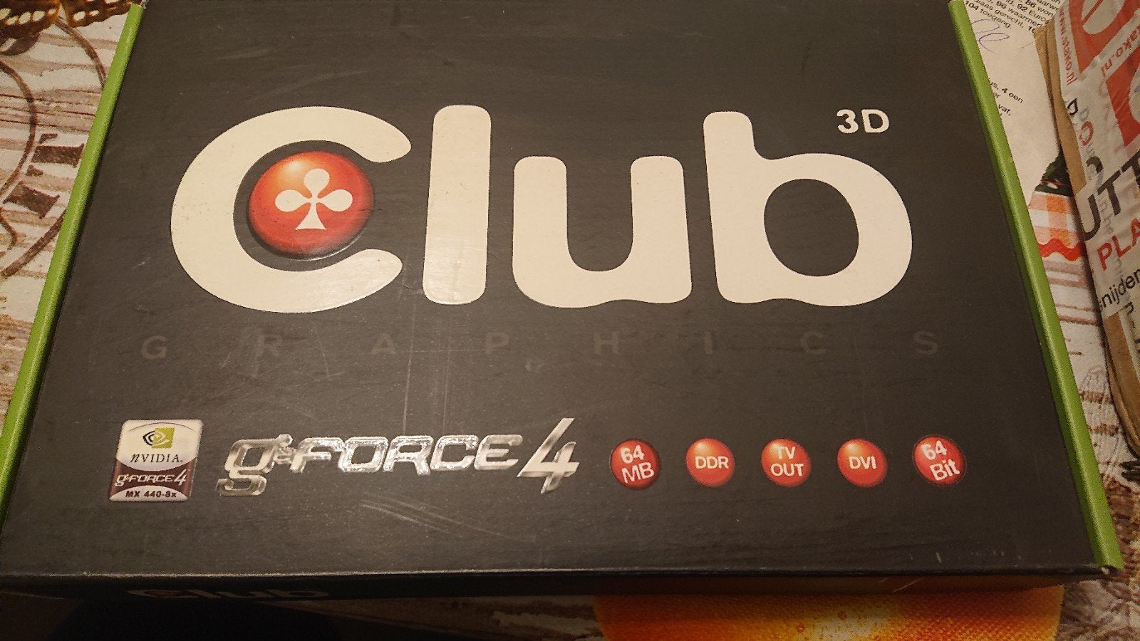 CLUB3D 128 mb agp Nvidia Geforce 4 440mx videokaart nieuw, Computers en Software, Ophalen of Verzenden, CLUB3D