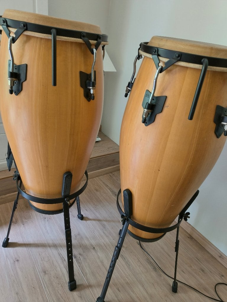2 Conga's en bongo's, Muziek en Instrumenten, Ophalen, Gebruikt, Melodische percussie