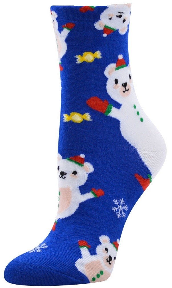 Sokken kerst ijsberen blauw unisex 38-43, Kleding | Dames, Sokken en Kniesokken, Blauw, Nieuw, Ophalen of Verzenden