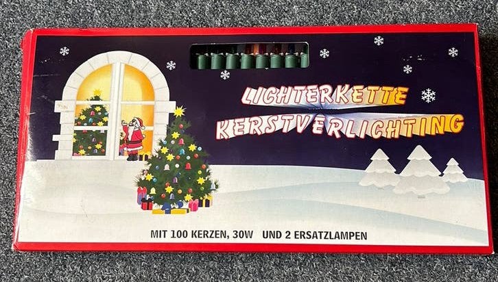 Kerstverlichting gekleurd, Ophalen, Nieuw