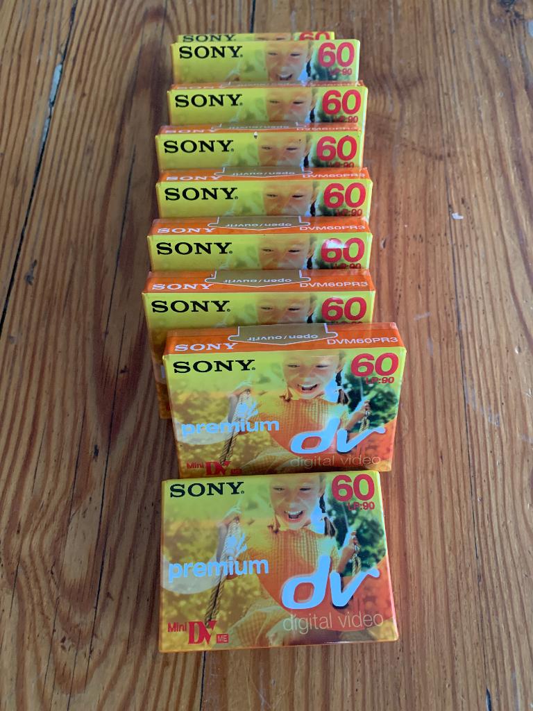 Sony Premium DV 60 90min DVM60PR3 Mini DV Cassette, Neuf, Enlèvement ou Envoi, Bande, Disque ou Mémoire, Sony