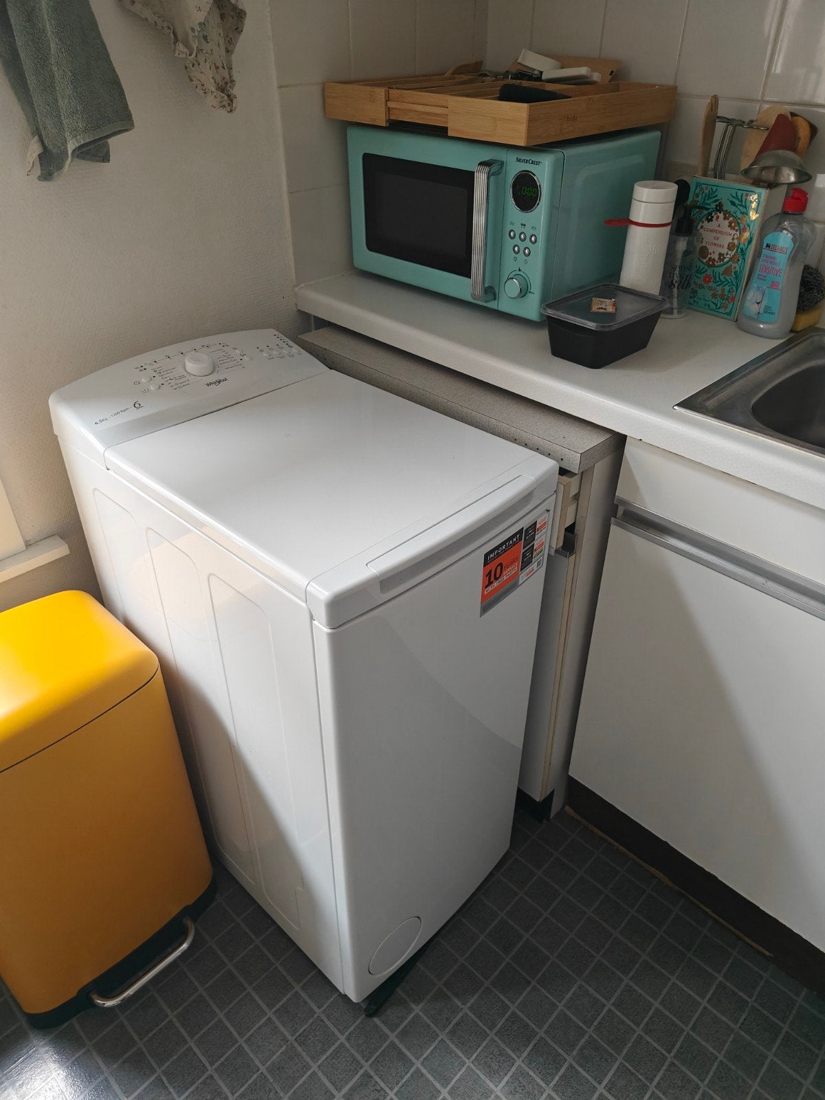 Whirlpool toplader wasmachine, Elektronische apparatuur, Wasmachines, Ophalen