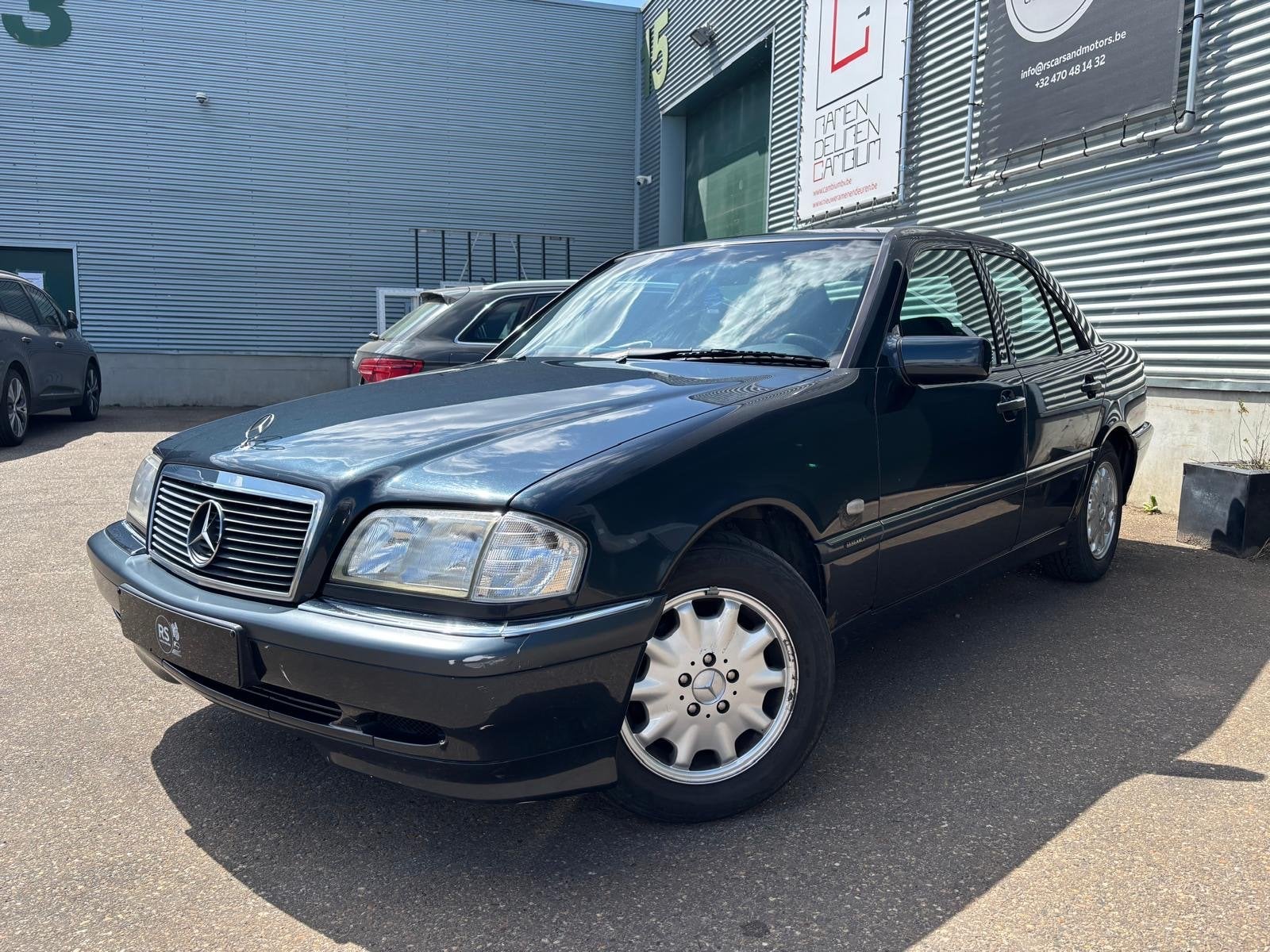 Mercedes-Benz C 220 Elégance/Airco/Perfecte Staat, Auto's, Zwart, Blauw, Mercedes-Benz, Bedrijf