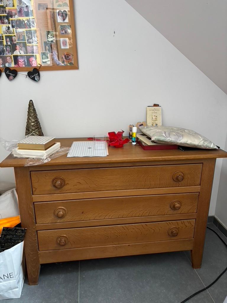 Eiken dressoir, Ophalen, Gebruikt, 100 tot 150 cm, Eikenhout