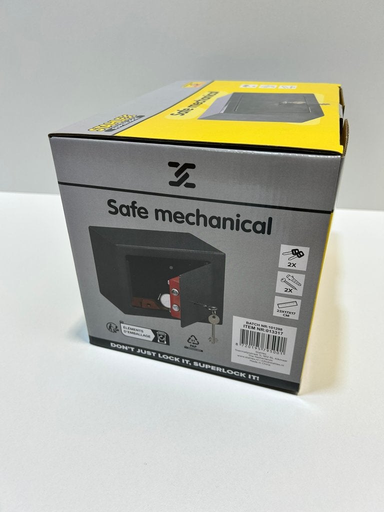 Kluis mechanisch 230 x 170 x 170 mm, Ophalen of Verzenden