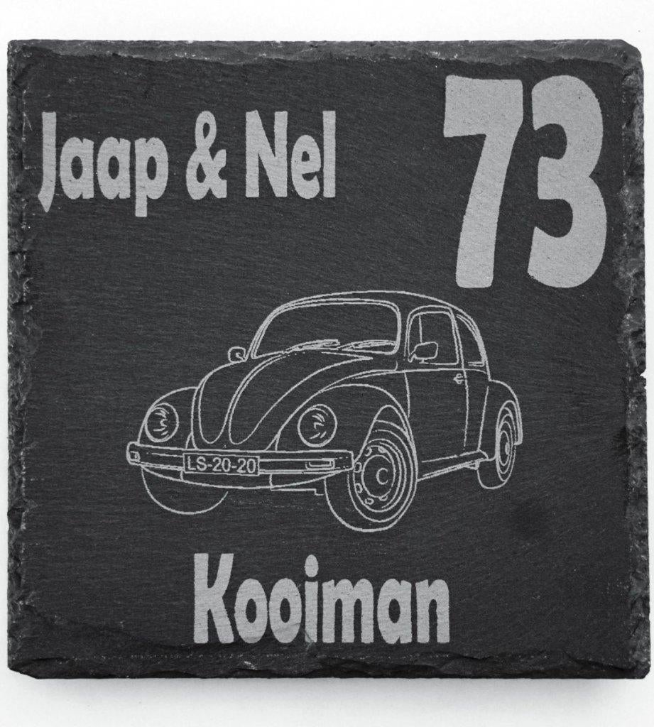 Voordeur Naambord – Personaliseerbaar met Diverse Oldtimers, Enlèvement ou Envoi, Neuf