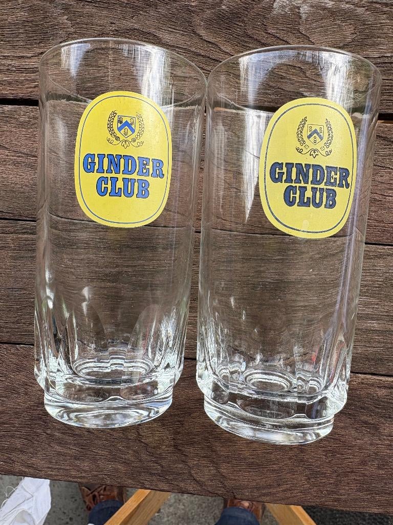 Ginder Club, Verzamelen, Ophalen of Verzenden, Gebruikt, Glas of Glazen, Overige merken