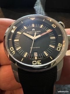 Maurice Lacroix horloge, Staal, Polshorloge, Overige materialen, Zo goed als nieuw