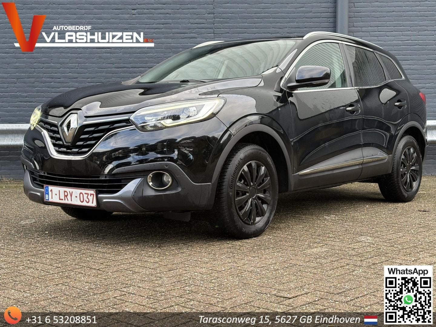 Renault Kadjar 1.6 dCi Extase | Cruise | Climate | Navi | Tr, Auto's, Kadjar, 103 g/km, Zwart, Bedrijf