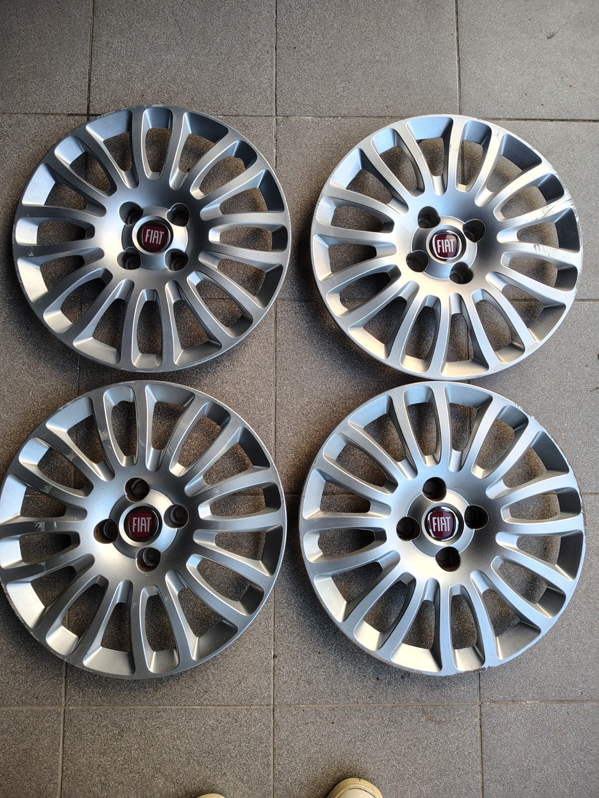 wieldoppen Fiat 15 inch, Auto diversen, Ophalen of Verzenden