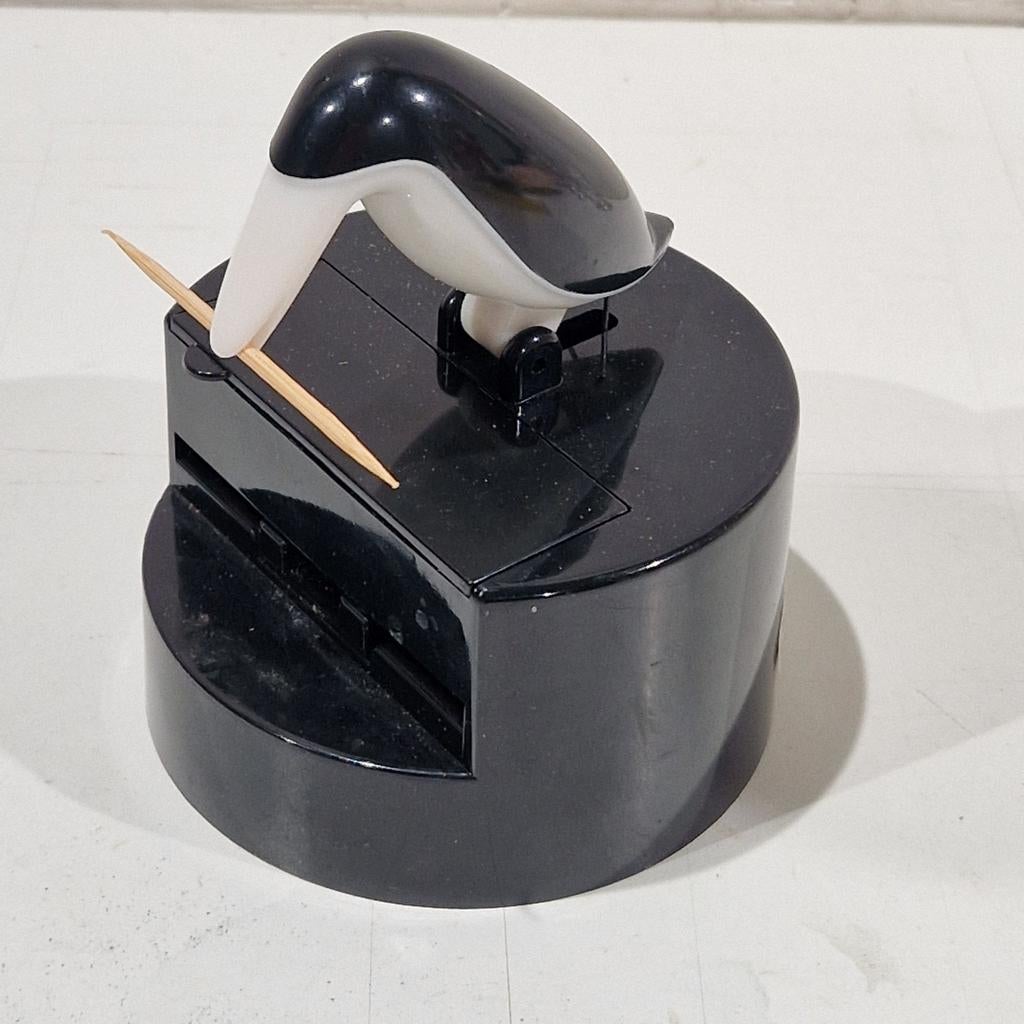 Unieke dispenser voor tandenstokers cocktail , vogel, Verzamelen, Ophalen of Verzenden