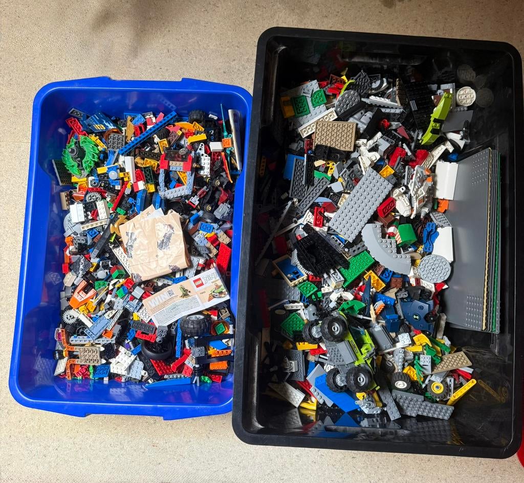 Lot de boîtes Lego, Lego, Enlèvement, Utilisé, Briques en vrac