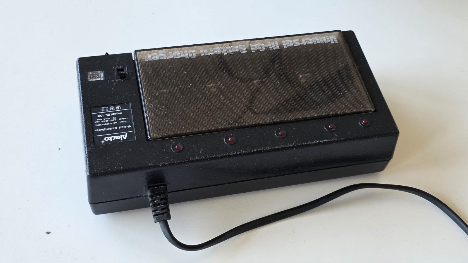 Alecto universele Ni-Cd batterijlade BL-159r, Verzenden, Gebruikt