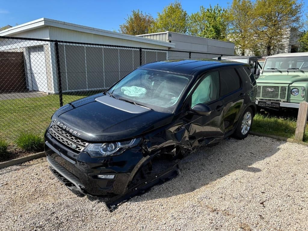 Land Rover Range Rover Discovery Sport – Schadevoertuig, Cuir, Entreprise, Discovery Sport, Noir