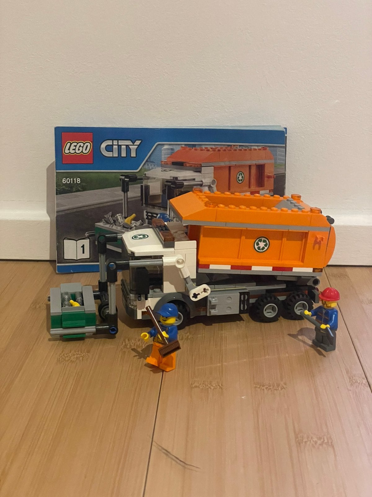 Lego Camion de recolte des déchets, City, Lego, Ensemble complet, Instructions incluses