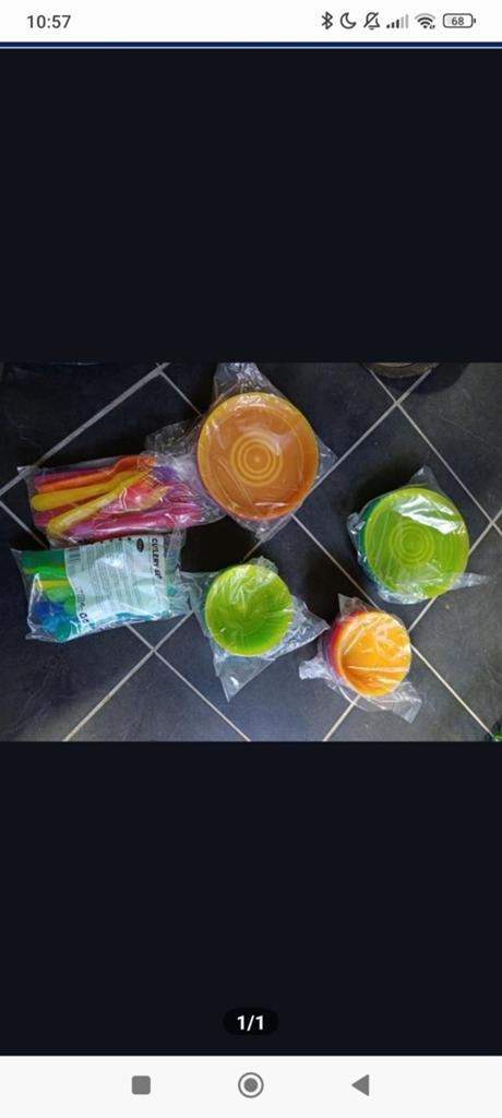 Bestek plastic, Ophalen