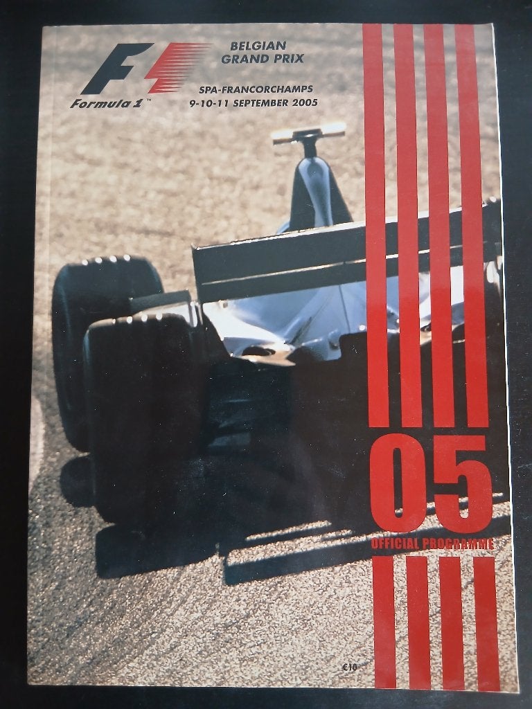 F1 Spa-Francorchamps 2005 programma, Enlèvement ou Envoi