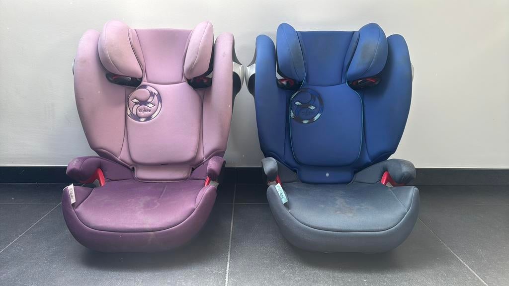2 sièges auto Cybex – Groupe 2/3 – ISOFIX – 60€ pour les 2, 15 à 36 kg, Protection latérale, Enlèvement, Utilisé