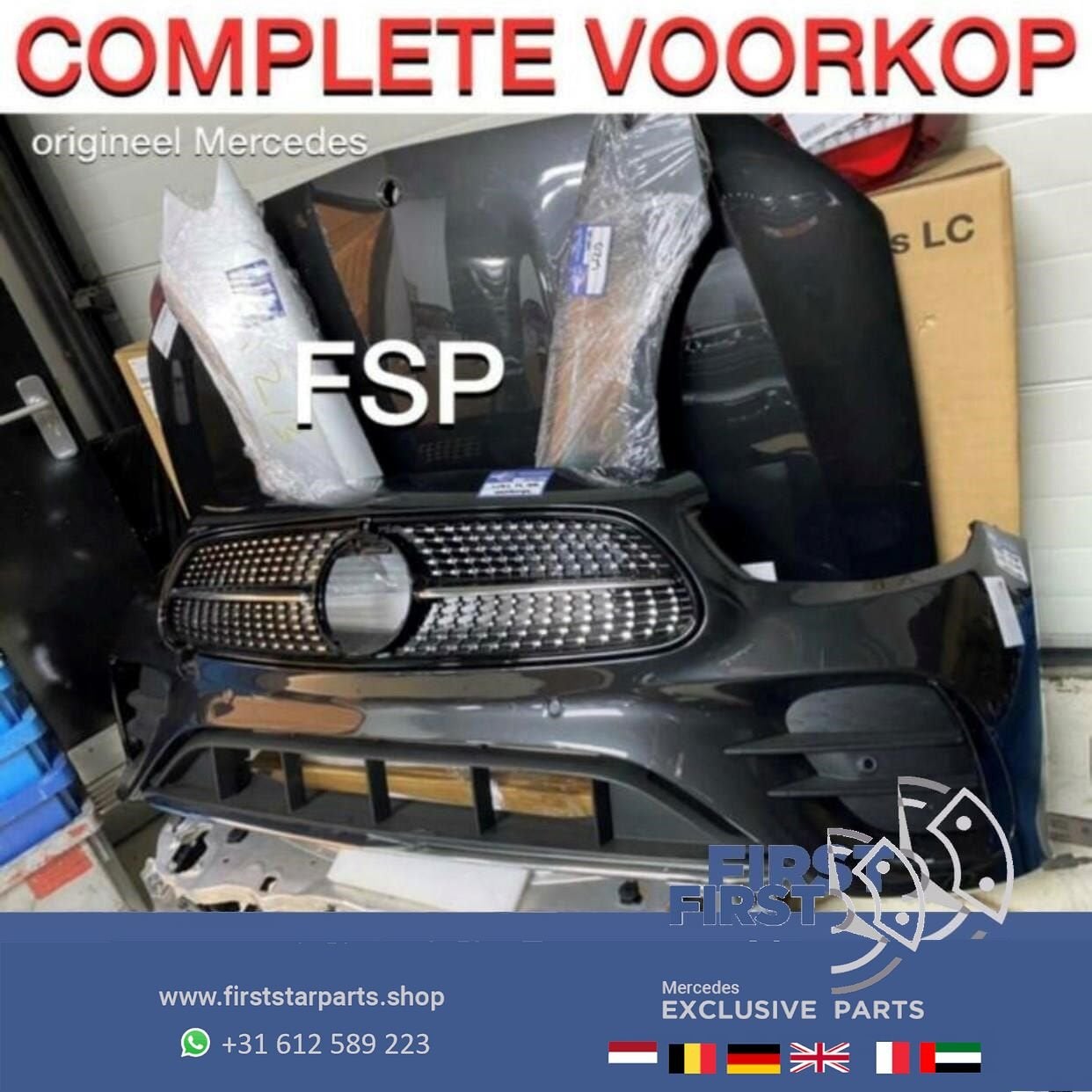 W213 S213 W238 FACELIFT 43 AMG VOORKOP Mercedes E Klasse 202, Utilisé, -, Avant, -