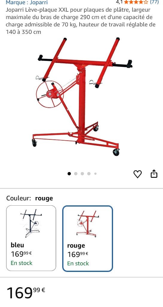 Giproc gereedschap voor het hijsen van platen, Ophalen, Zo goed als nieuw