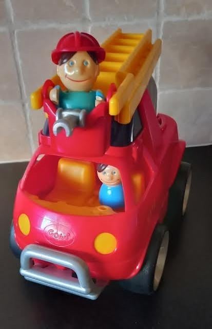 Speelgoed brandweerwagen gowi, Kinderen en Baby's, Speelgoed |Speelgoedvoertuigen, Ophalen of Verzenden, Zo goed als nieuw