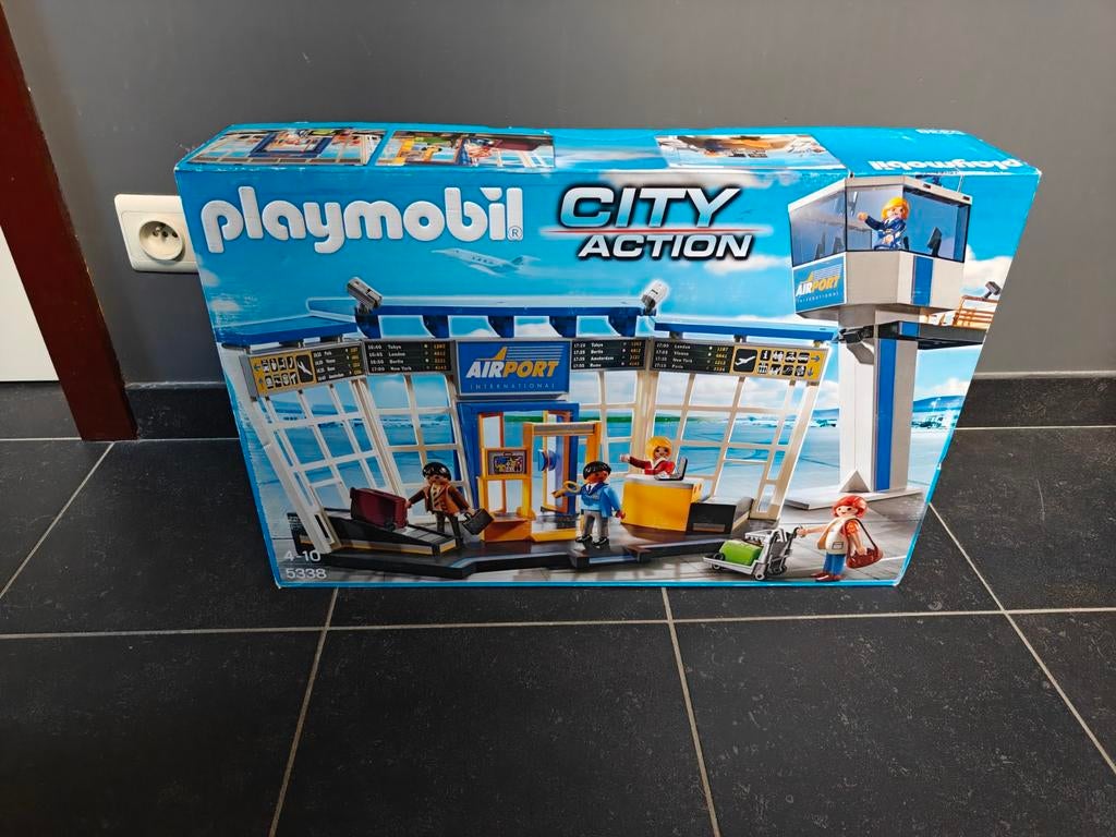 playmobil luchthaven, Ophalen