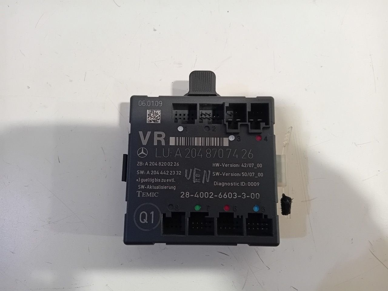 Computer centrale vergrendeling Mercedes-Benz GLK, Onderdelen@venauto.nl, Van der Ven Autorecycling B.V., Ettenseweg 76, 4706 PB Roosendaal, The Netherlands