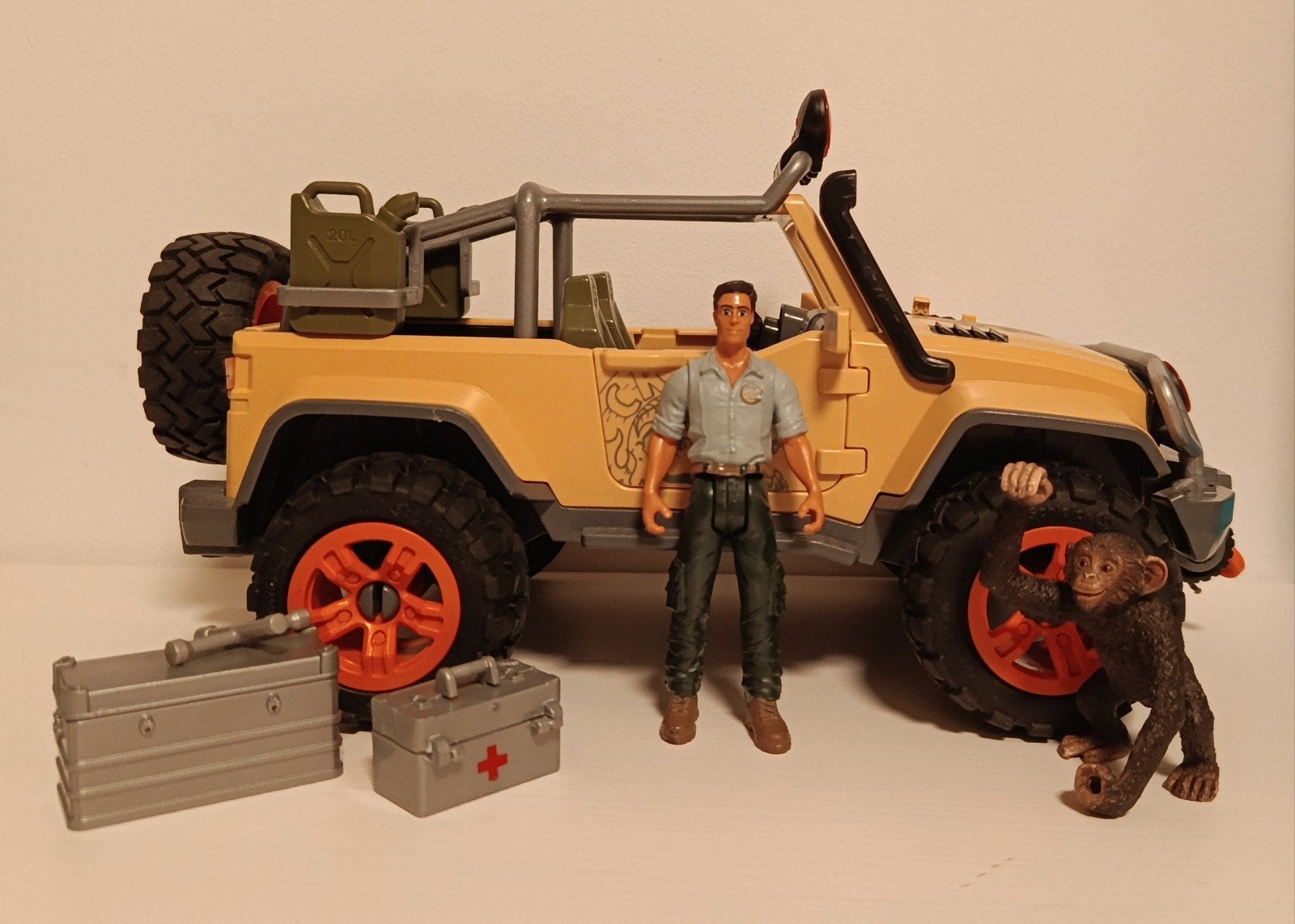 Schleich Wild Life Terreinwagen, Ophalen of Verzenden, Zo goed als nieuw
