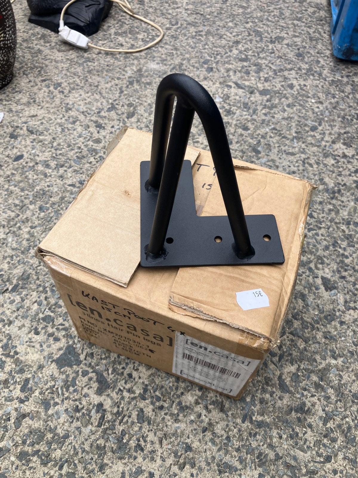 Pootjes ijzer zwart 15 cm, Huis en Inrichting, Kasten | Overige, Ophalen of Verzenden, Nieuw
