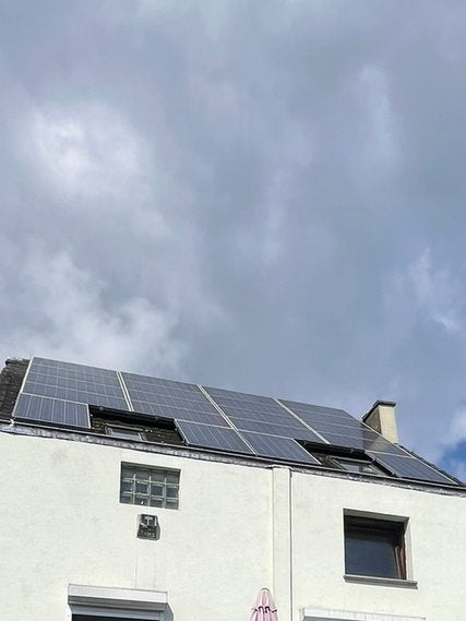 Zonnepanelen, Doe-het-zelf en Bouw, Zonnepanelen en Toebehoren, Ophalen, Gebruikt, Paneel, 200 wattpiek of meer