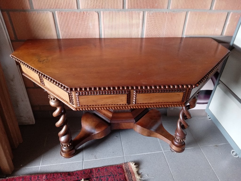 Manuelijnse stijl wandtafel (consoletafel), Antiek en Kunst, Ophalen