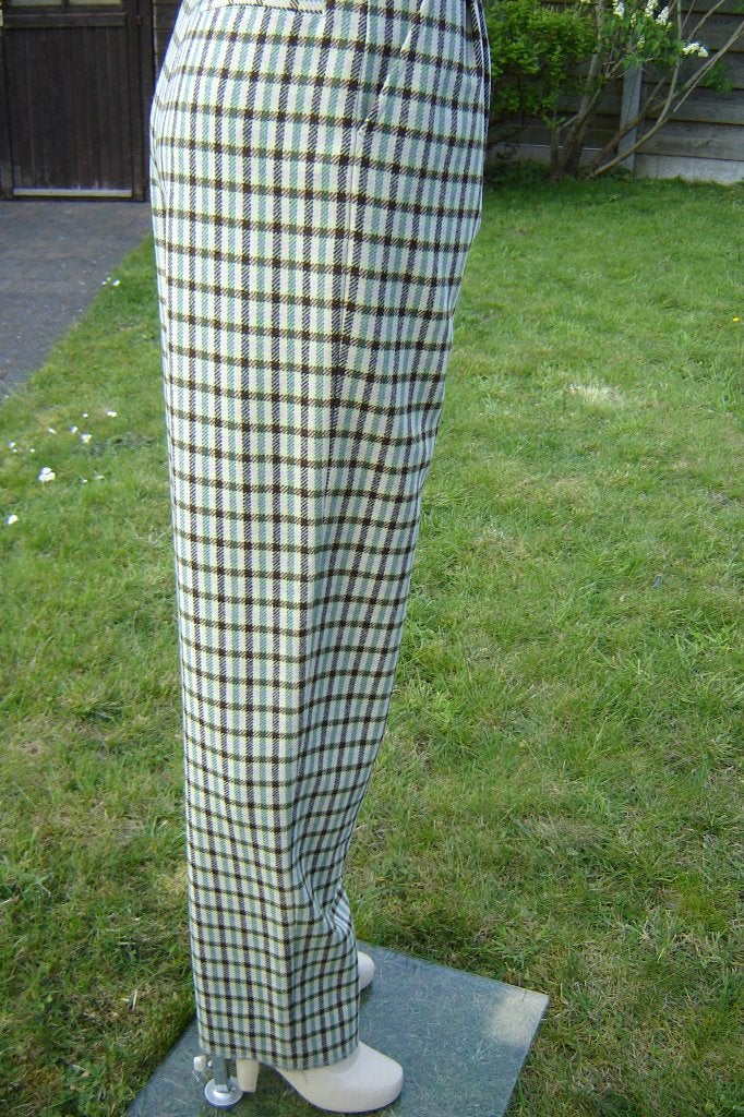 Nieuw: modieuze vintage wollen broek Les Copains kleine maat, Kleding | Dames, Ophalen of Verzenden, Nieuw, Maat 36 (S)