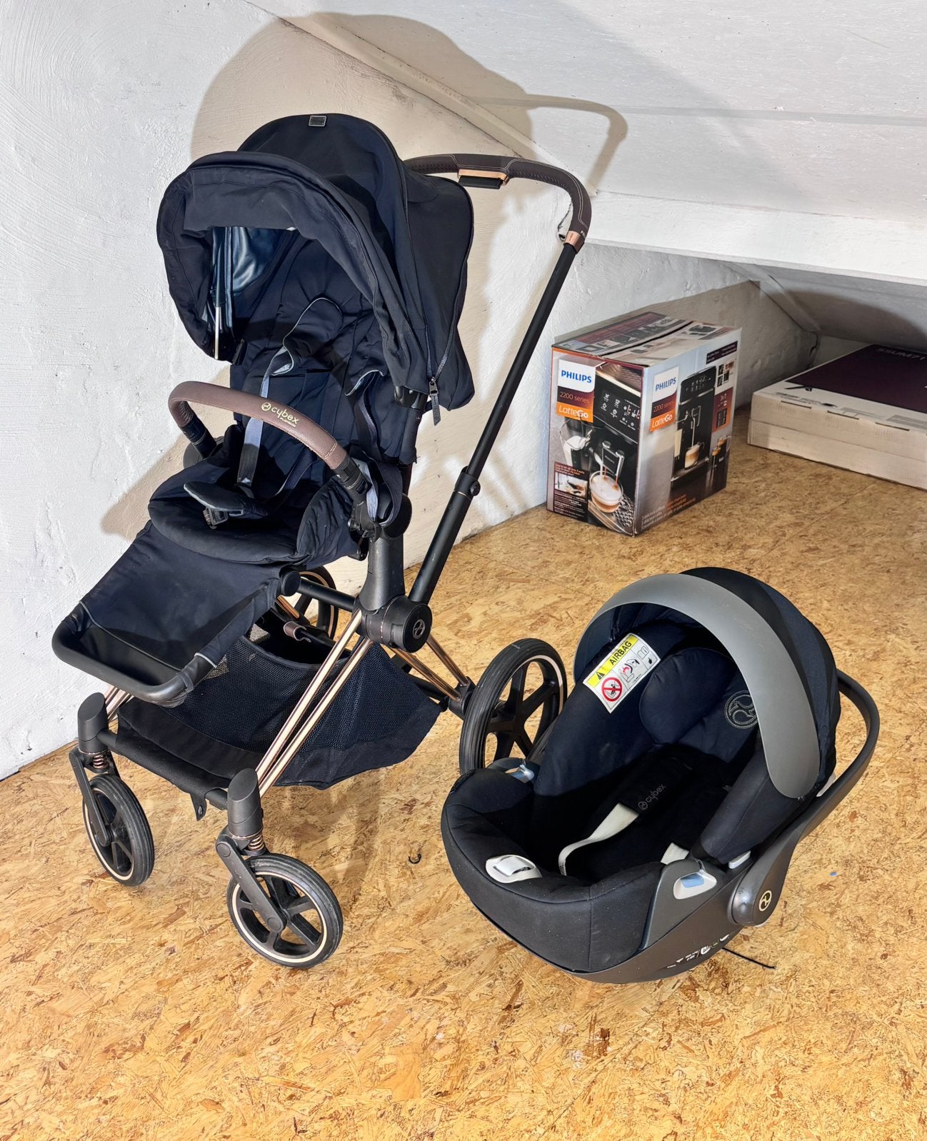 Cybex priam frame rose, Ophalen, Zo goed als nieuw, Kinderwagen