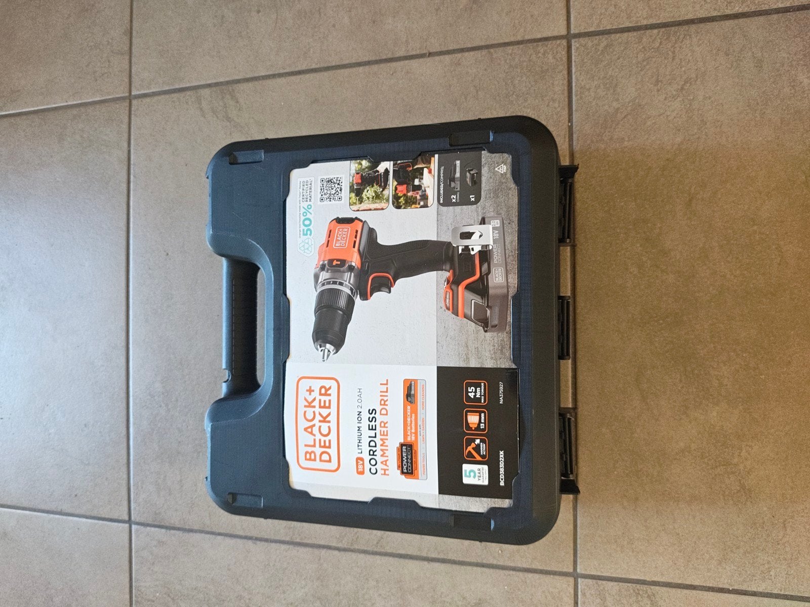 nieuwe boormachine van BLACK+DECKER VOLLEDIG NIEUW, Ophalen, Nieuw, Boormachine