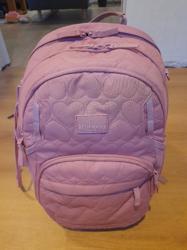 Boekentas Beckmann roze, Diversen, Schoolbenodigdheden, Ophalen, Zo goed als nieuw
