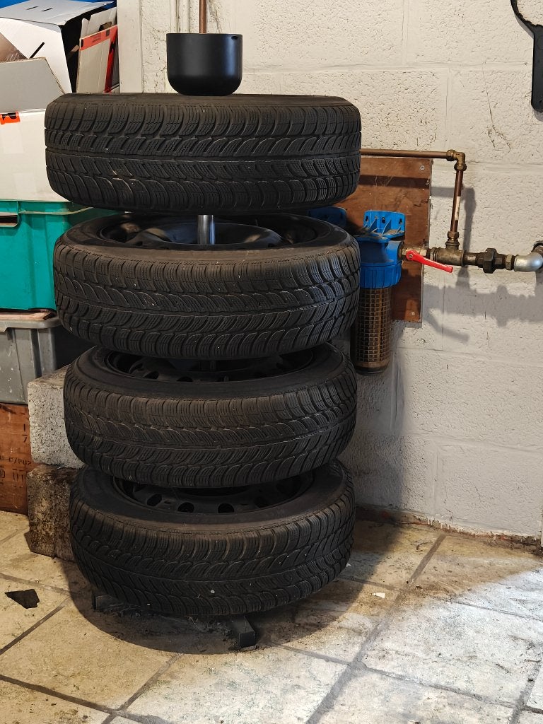 4 stalen velgen voor VW polo, Auto-onderdelen, Ophalen, Gebruikt, 15 inch, Banden en Velgen