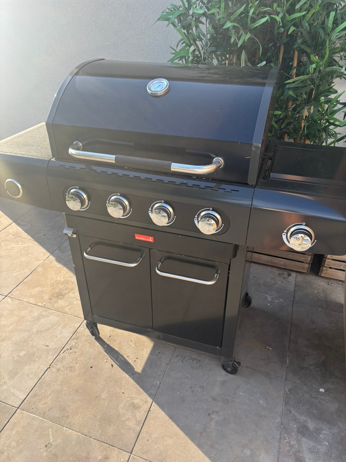 Barbecook gasbarbecue – grote luxe barbecue op wielen, Ophalen, Zo goed als nieuw