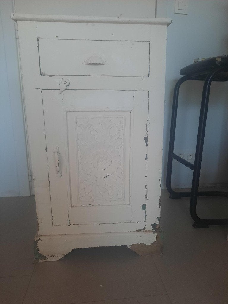 Petit meuble avec tiroir et porte, 25 à 50 cm, Moins de 100 cm, Enlèvement, Utilisé