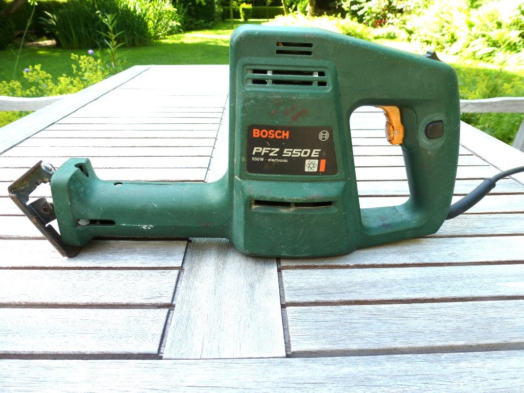 Reciprozaag Bosch PFZ 550 E 550W, Bricolage & Construction, Outillage | Scies mécaniques, Enlèvement, Utilisé, Scie sabre